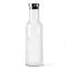 Audo Bottle Karaffe 1 L Clear/Steel Hot
