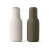 Audo Bottle Salz- & Pfeffermühle Hunting Green/Beige mit Walnussdeckel 2er-Set Clearance