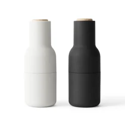 Audo Bottle Salz- & Pfeffermühle Ash/Carbon Beech 2er-Set New