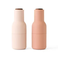 Audo Bottle Salz- & Pfeffermühle Nudes mit Walnussdeckel 2er-Set Best