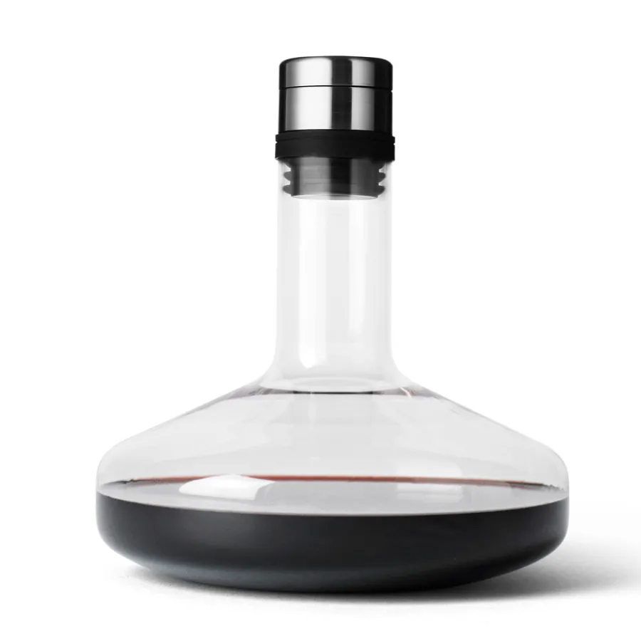 Audo Dekanter Deluxe Clear/Steel Hot