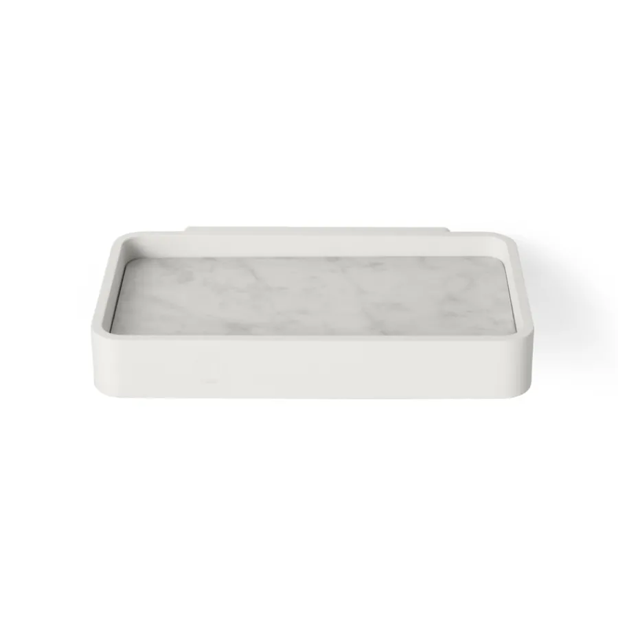 Audo Duschablage White/White Marble Clearance