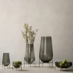 Audo Echasse Schale S Smoke/Brushed Brass Sale