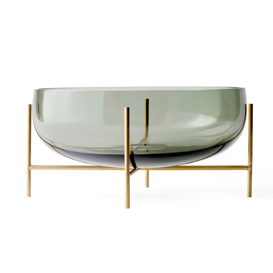 Audo Echasse Schale Smoke/Brushed Brass Clearance