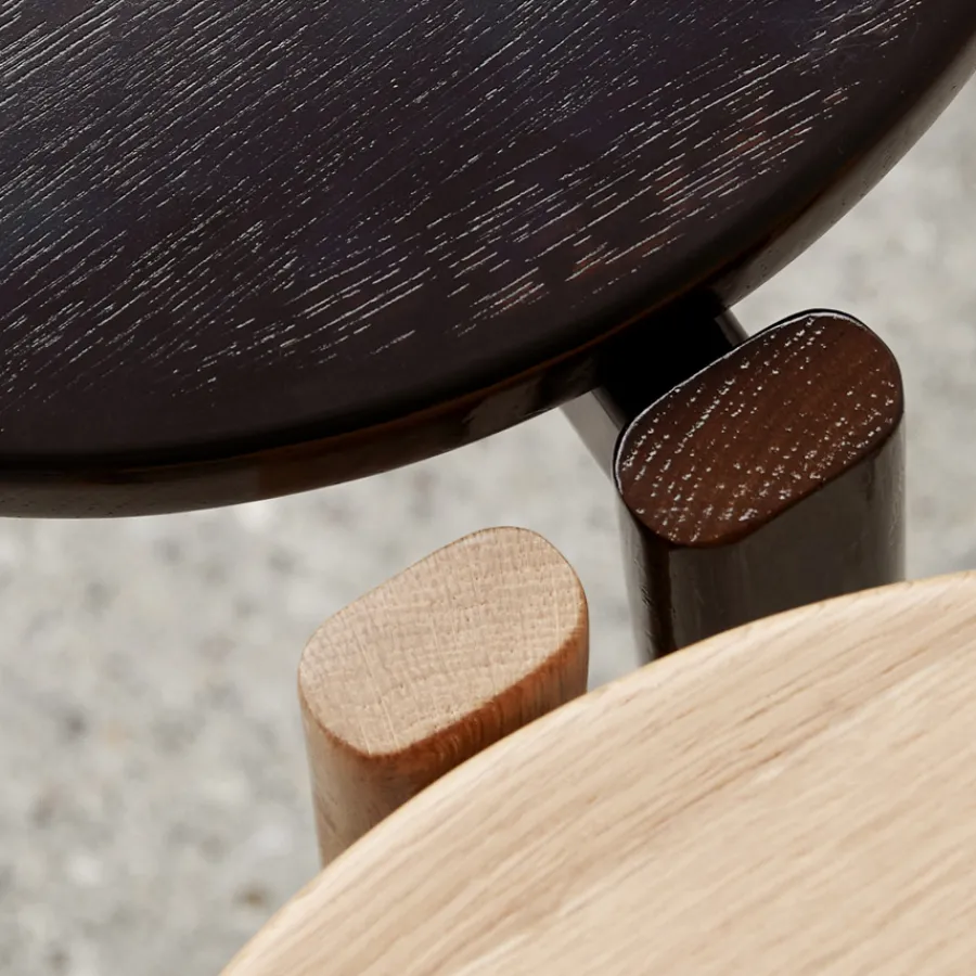 Audo Passage Hocker Natural Oak Outlet