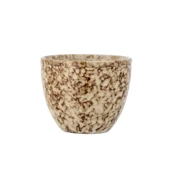 Bloomingville Becher Paula Braun gesprenkelt New