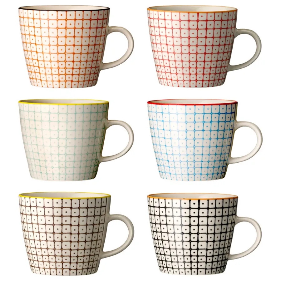 Bloomingville Becher Tasse Carla 6er-Set Outlet