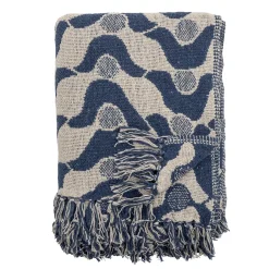 Bloomingville Decke Santena Blau Online