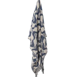 Bloomingville Decke Santena Blau Online