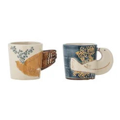 Bloomingville Espressotasse Hezha Blau 2er-Set Discount