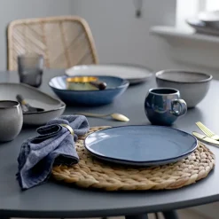 Bloomingville Geschirrset Sandrine Blue 12-teilig Fashion