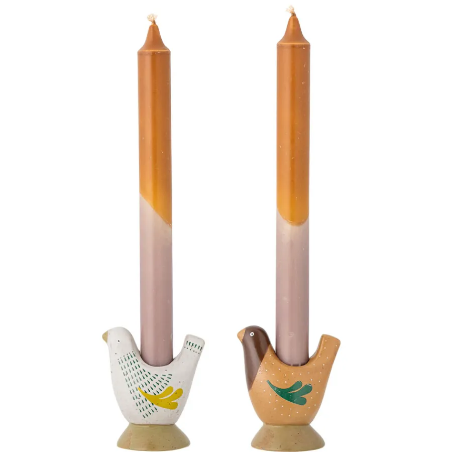 Bloomingville Kerzenständer Reem Braun 2er-Set Clearance