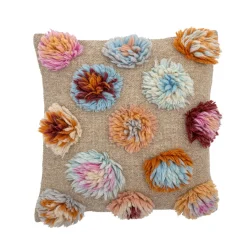 Bloomingville Kissen Somma Blue Wolle Sale