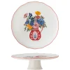 Bloomingville Kuchenteller mit Fuß Dorothy Rose 28 cm New