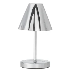 Bloomingville Lampe tragbar & wiederaufladbar Lianna Silber Outlet