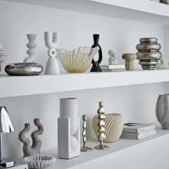 Bloomingville Lampe tragbar & wiederaufladbar Lianna Silber Outlet