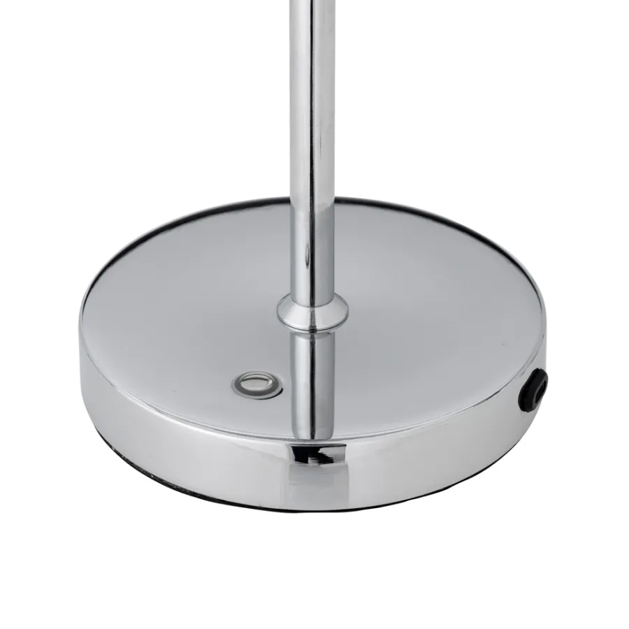 Bloomingville Lampe tragbar & wiederaufladbar Lianna Silber Outlet