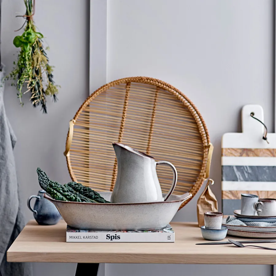 Bloomingville Porzellan Teller Sandrine Light Grey 28cm Best