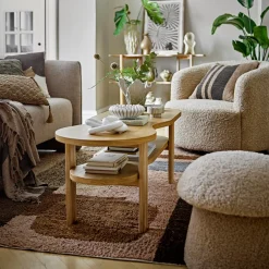 Bloomingville Pouf Bocca Natur Hot