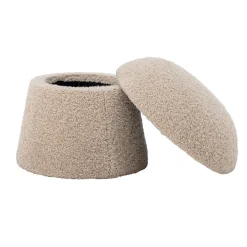 Bloomingville Pouf Bocca Natur Hot