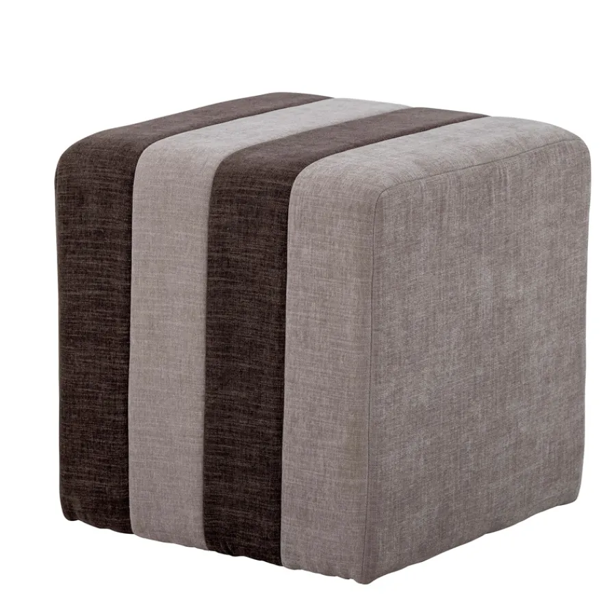Bloomingville Pouf Flint Braun Online
