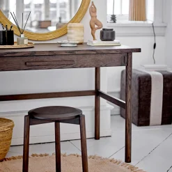 Bloomingville Pouf Flint Braun Online