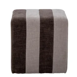 Bloomingville Pouf Flint Braun Online