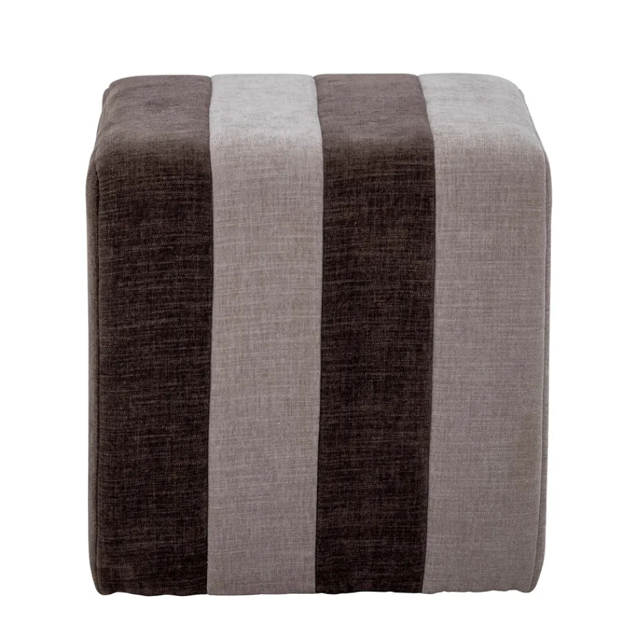 Bloomingville Pouf Flint Braun Online