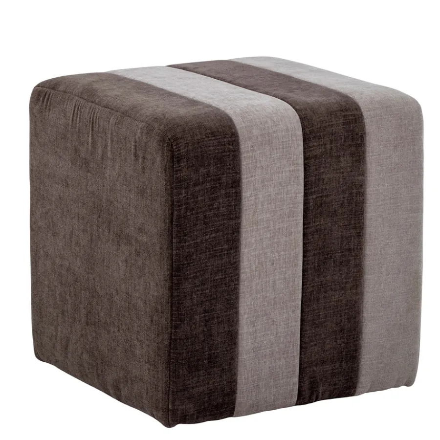 Bloomingville Pouf Flint Braun Online