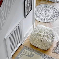 Bloomingville Pouf Lomba Natur Wolle Clearance