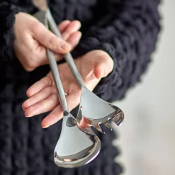 Bloomingville Salatbesteck Kinnie Silber 2-teilig New