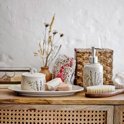 Bloomingville Seifenspender & Becher Bea Nature 2-teilig Best