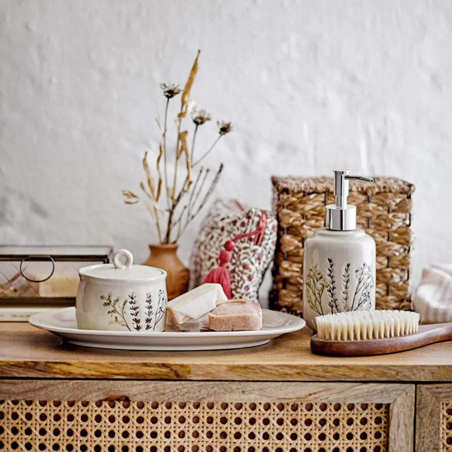 Bloomingville Seifenspender & Becher Bea Nature 2-teilig Best