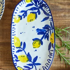 Bloomingville Servierplatte Maxima Blue Discount