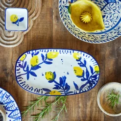 Bloomingville Servierplatte Maxima Blue Discount