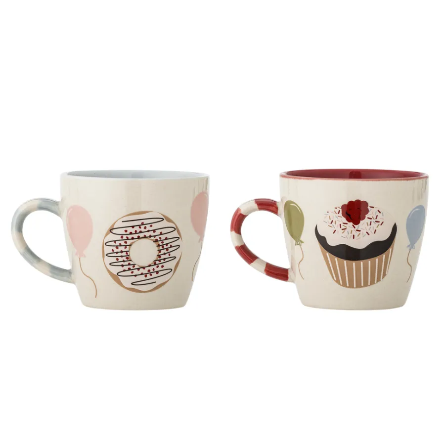 Bloomingville Tasse Darby Rot 2er-Set Sale