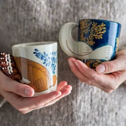 Bloomingville Tasse Hezha Blue Hot