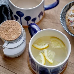 Bloomingville Tasse Linora Blau 3er-Set Hot