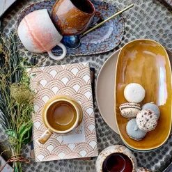 Bloomingville Tasse Paula Braun gesprenkelt Discount