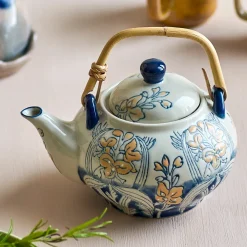 Bloomingville Teekanne mit Teesieb Myah Blau Online