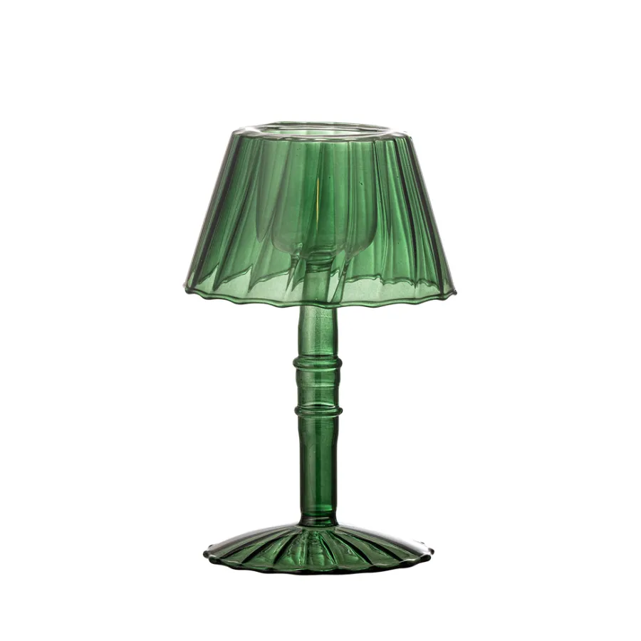 Bloomingville Teelichthalter Cisco Grün 18 cm Clearance