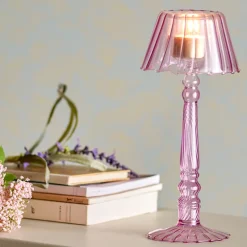 Bloomingville Teelichthalter Cisco Rose 23,5 cm Hot