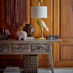 Bloomingville Tischlampe Heron Gold Outlet