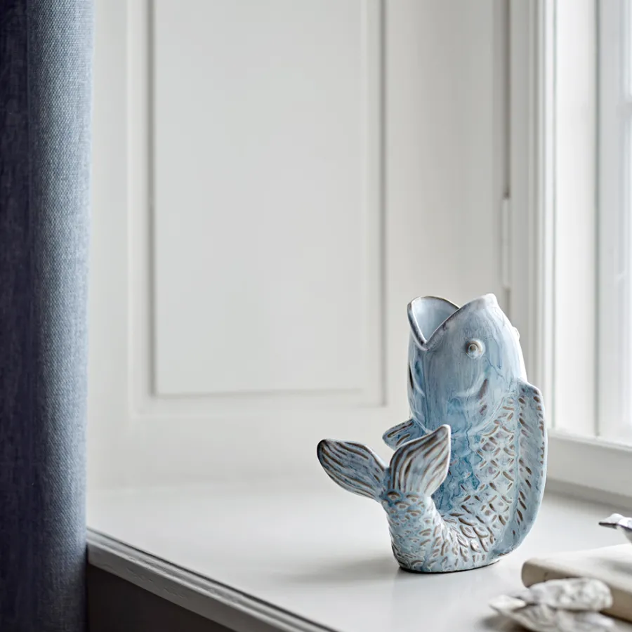 Bloomingville Vase Hiro Blau Online