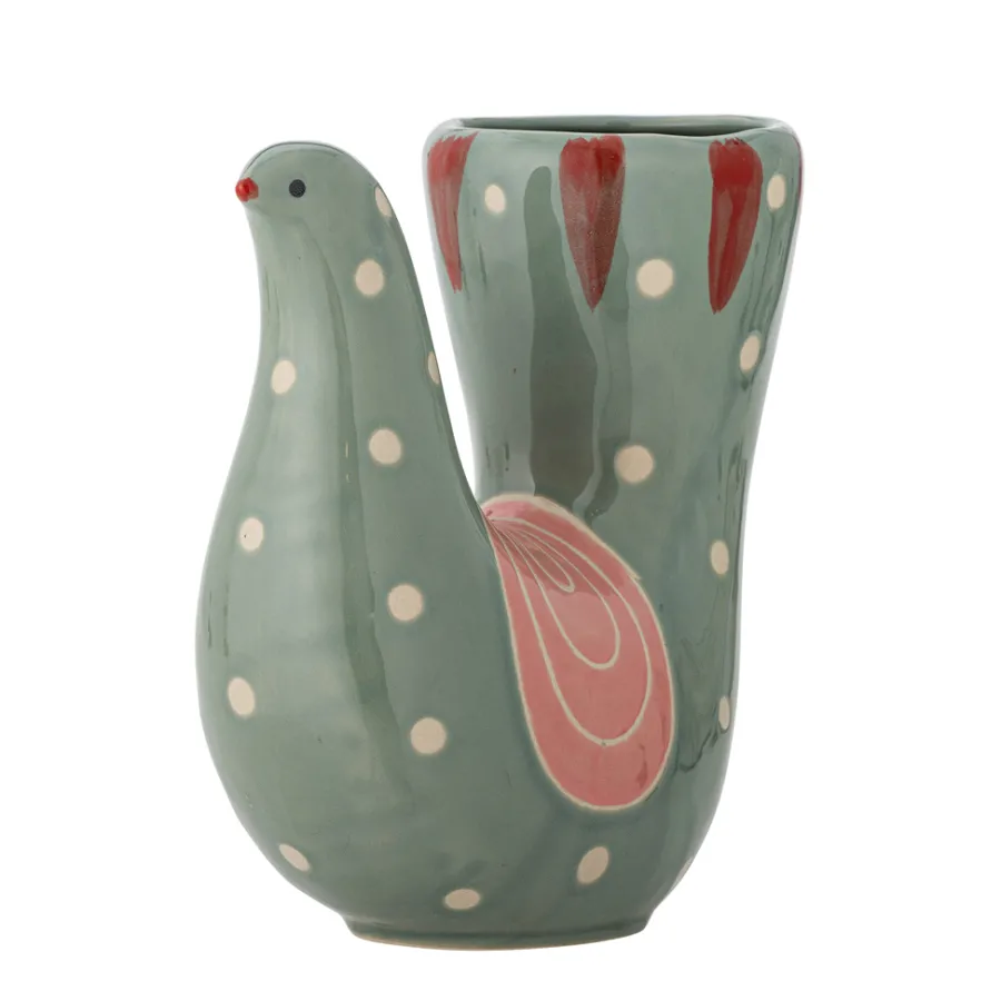 Bloomingville Vase Trudy Grün Outlet