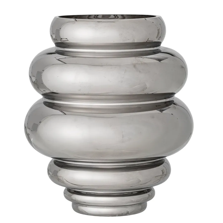 Bloomingville Vase Zorya Silber Discount