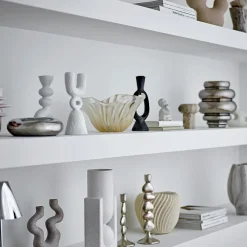 Bloomingville Vase Zorya Silber Discount
