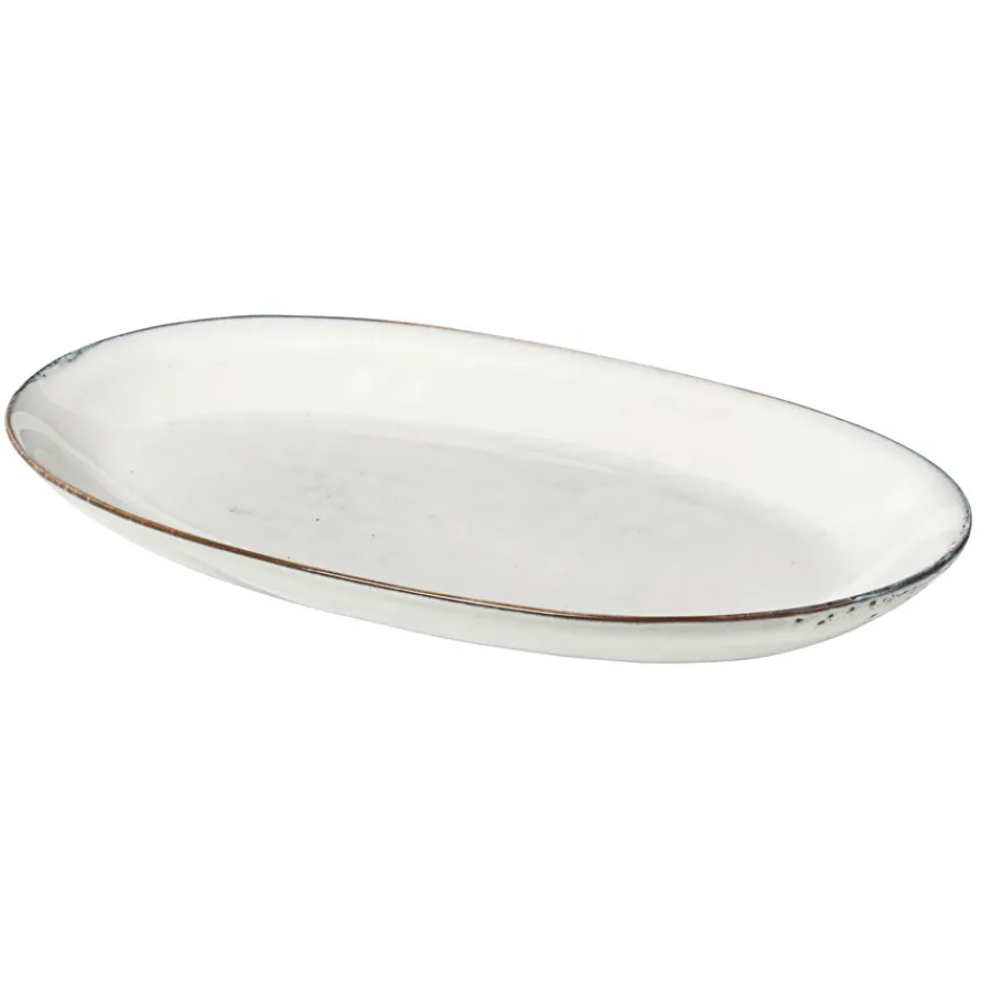 Broste Copenhagen Servierteller Oval Nordic Sand L Fashion