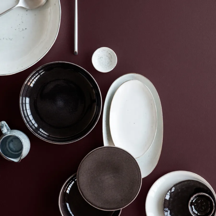 Broste Copenhagen Servierteller Oval Nordic Sand L Fashion