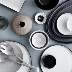 Broste Copenhagen Servierteller Oval Nordic Coal L Online